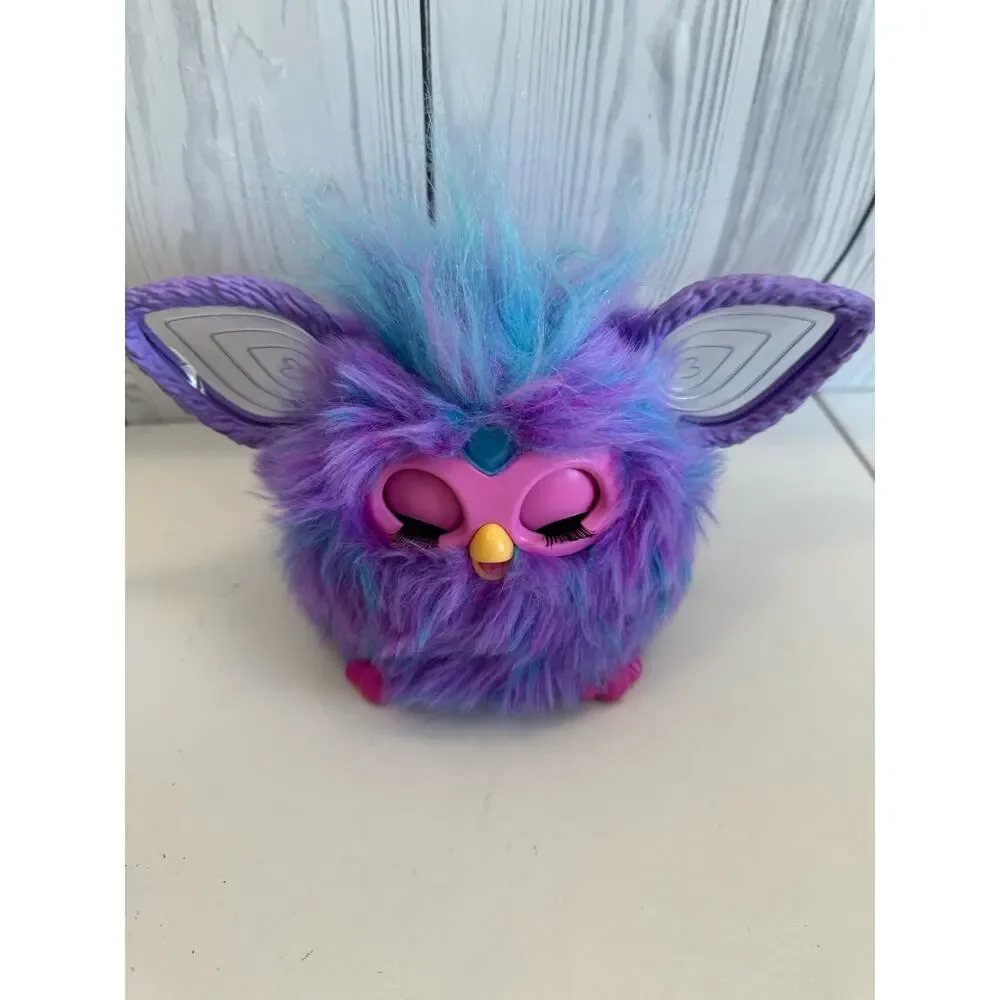 Furby Purple Plush Interactive Toy 2023 Hasbro Tested And Works!